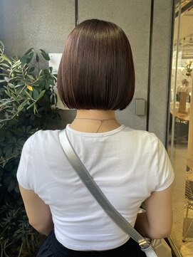 グリーン 町田(green) 【MANA】　ミニボブ×ラベンダーベージュ