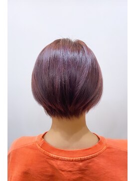 エヌプラス ヘアー(N+ hair) ハイライトで作るパープルヘア