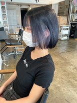 ニュート(Neut )&nbsp;インナーカラーパープルシルバー/イヤリングカラー/ケアブリーチ