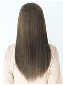 縮毛矯正ロング♪コスメストレート髪質改善ココアベージュ