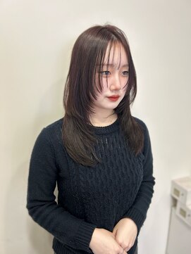 シェノン 武庫之荘(CHAINON) エアリーロング/美髪/ピンクブラウン