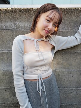 マウロア(MAULOA) ぱつっと切りっぱなしボブ〇mai