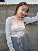ぱつっと切りっぱなしボブ〇mai