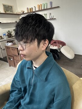 シラス(SiLasu) 縦落ちツイスパメンズマッシュ