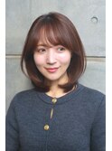 30代40代50代60代内巻きレイヤーミディアム小顔新宿