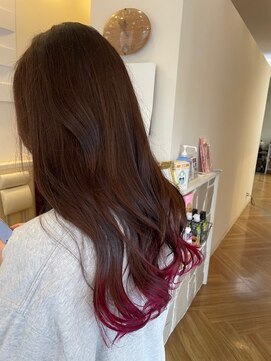 ルシードスタイル バレッタ(LUCIDO STYLE BARRETTA) すそピンクカラー