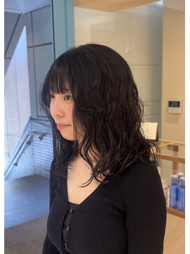 イメチェンにオススメ！！ミディアムウェーブパーマ