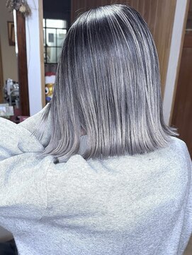 ブレイズヘアー(BLAZEhair) 【立体感強め】コントラストバレイヤージュ×ブリーチ2回