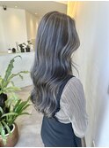 ダークシルバーアッシュ×ハイライトカラー