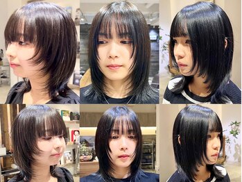 グラッド(GLAD.)の写真/【表参道/青山】小顔効果◎ウルフカットのスペシャリストによる顔まわりのデザインで理想のスタイルへ！