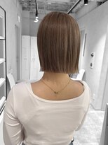 キートス(Kiitos) ★20代30代40代U24切りっぱなしボブ似合わせカットベージュ