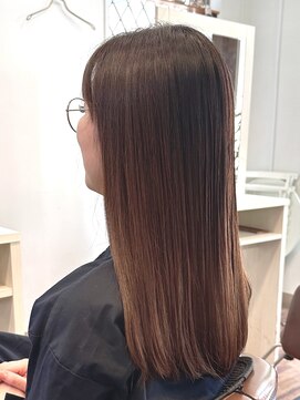 ランデ(RANDE) 白髪染め白髪ぼかし大人かわいいミディアムショートボブ40代50代