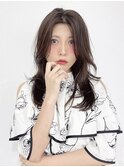 レイヤーカット　チョコレートブラウン