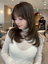 ジーナ 札幌(Zina)&nbsp;髪質改善＊くびれミディアムヘア＊美髪【Zina 札幌】