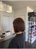 オイルカラーブラウンベージュ高知美容院