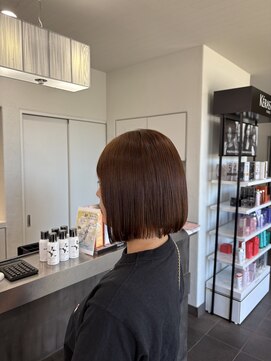 ガルボヘアー 桟橋店(garbo hair) オイルカラーブラウンベージュ高知美容院