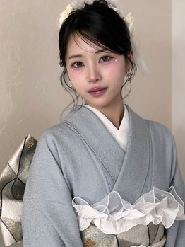 ニューミー(new me)の写真/【2026年成人式受付中♪早朝4時～】ヘアセット＋振袖着付18000円【結婚式に!着付＋セット9800円】