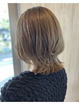 ヘアメイク アリエス 岩切店(HAIR MAKE aries) 【大人外ハネ】顔周りレイヤーで小顔見せミディ