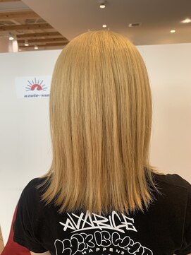 アズールサン 草加西口店(azule-sun) ダブルカラー,イエローベージュ,ベージュ系カラー【草加】