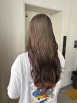 フリック 堺東店(FLICK)&nbsp;ミルクティーベージュ/ダブルカラー/ロング/ブリーチ/堺東