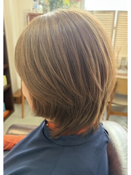 ヘアーアンドメイク グルック(hair&make Gluck) 白髪ぼかし 白髪活かし 脱白髪染め 白髪染め卒業