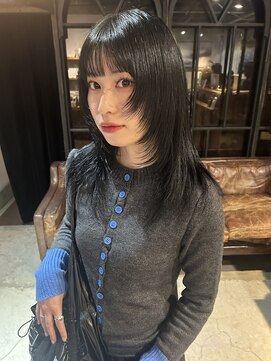 ノラ ヘアーサロン(NORA HAIR SALON) 【池崎】顔周りが可愛いくびれレイヤースタイル