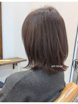 エンネ ユー(enne you..) 大人クールなアッシュグレー