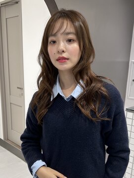サンドイエナ 横浜店(sand yena) ボブディオリーブベージュ髪質改善縮毛矯正フェイスレイヤー
