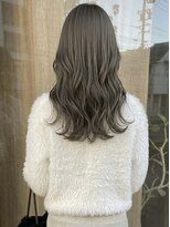 ニコリヘアワークス(nicori hair works)&nbsp;ロング×シアーベージュ×ウェーブ1