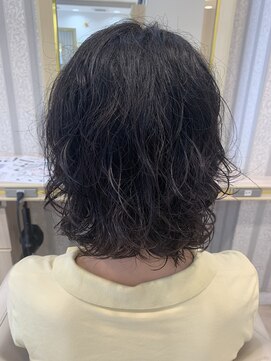 アッシュ 千歳烏山店(Ash) ウルフパーマハッシュレイヤーミディアムパーマデジタルパーマ