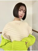 LA PENSEE / beige 田川 / ミニボブ/顎ラインボブ