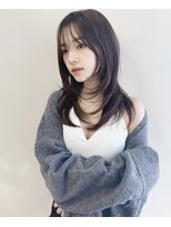 マリアバイアフロート(Maria by AFLOAT)&nbsp;韓国ハッシュレイヤーウルフ小顔ロング