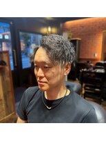 ハナテンベース(HANATEN BASE) フェード×ナチュラルサイドパート_ツイストスパイラル