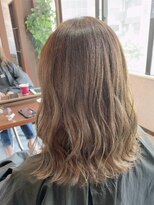 エイム ヘア デザイン 町田店(eim hair design) ベージュカラー/ミディアムウェーブ/ゆるウェーブ/透明感カラー
