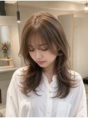 ロングレイヤーセミロングレイヤーくびれロング髪質改善カラー