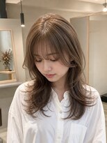 ルポシノエル(rupo si Noel)&nbsp;ロングレイヤーセミロングレイヤーくびれロング髪質改善カラー
