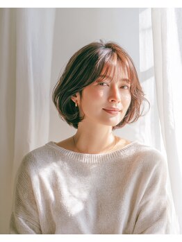 クレスト 時津店の写真/【オーガニックカラー+カット7150円～】地肌が弱い方に◎髪と頭皮に優しいカラーで白髪もこまめにケア♪