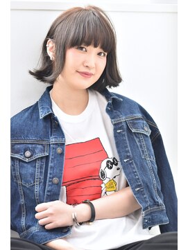 デジャヴヘアー 西千葉(Dejave hair) 重め前髪外ハネボブ
