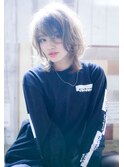 Aimee 外国人風ジンジャーベージュ×うざバング