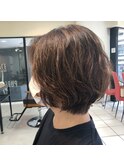 【PURE PLACE×稲川】ふわっとパーマのショートボブ