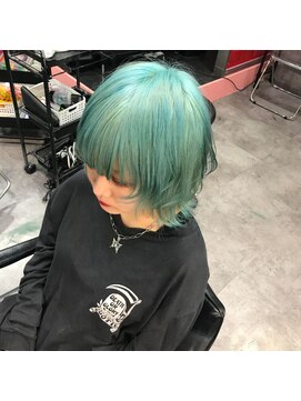 インク 渋谷(INK.) ボブ/フェザーバング/大人かわいい/グラデハイライト[渋谷]