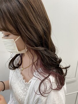 アライブ キチジョウジ(ALIVE Kichijoji) 韓国風インナーカラー/イヤリングカラー×ラベンダーピンク