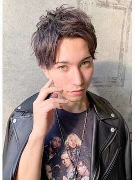 ロンド ロビン 栄(Lond robin) 【Lond robin】高瀬慎也かき上げヘア/サイドパート/アップバング