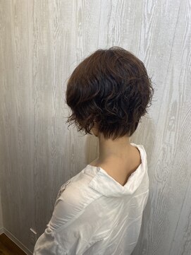 テーラヘアー 鎌ケ谷店(TELA HAIR) ウェーブショートパーマ《TELAHAIR鎌ヶ谷》