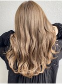 大人かわいい似合わせカット/ミルクベージュ/美髪/髪質改善/新宿