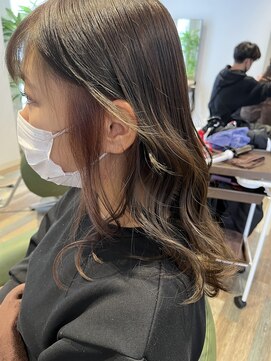 ヘアースパリゾート リアン 燕三条店(Lien) ナチュラルインナーカラー