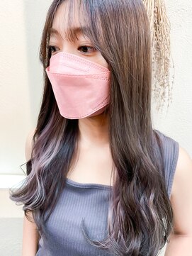 ミシェリー(misherry) 黒髪グレージュカラーケアブリーチインナーカラー韓国エギョモリ