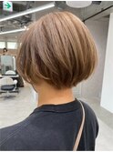 【増田芳樹】ショートボブ×ミルクティーベージュ【町田】