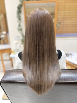 美容室 パルス 静岡鷹匠店(PALS) ハイライトカラー ホワイトベージュ 髪質改善トリートメント