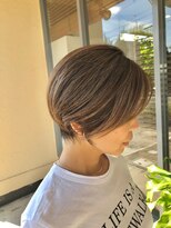 サンタフェ 岐阜島店(Santa'Fe) 30代40代50代/白髪ぼかし/脱白髪染め/ショート/ハイライト